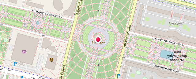 Схема проезда: Астана, Сарыарка